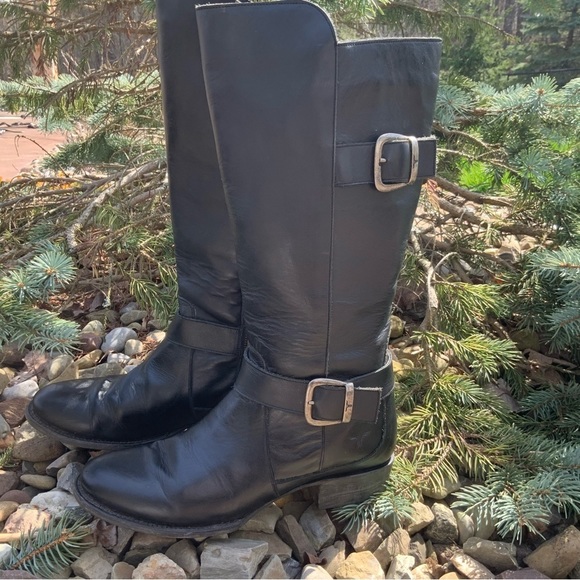 LANE Boots Black Zip Western Riding Boot / LB0216B. Size 10. - Picture 9 of 11